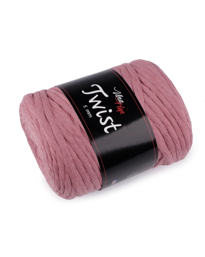 Bavlnená pletacia priadza Twist macrame 500 g rozčesávacia - 1 ks | Mimib