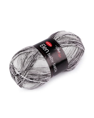 Pletacia priadza Elen baby batik 100 g - 1 ks | Mimib