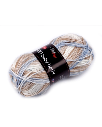 Pletacia priadza Elen baby batik 100 g - 1 ks | Mimib