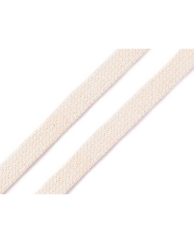 Bavlnená šnúra plochá / dutinka šírka 12 mm - 1 m | Mimib