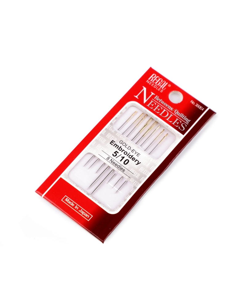 Ihly vyšívacie, zlaté uchá - 1 kar. | Mimib
