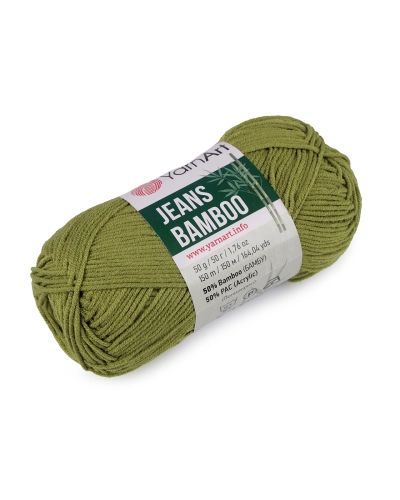 Pletacia priadza Jeans Bamboo 50 g - 1 ks | Mimib