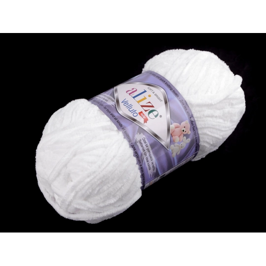 Pletacia ženilková priadza Alize Velluto 100 g - 1 ks