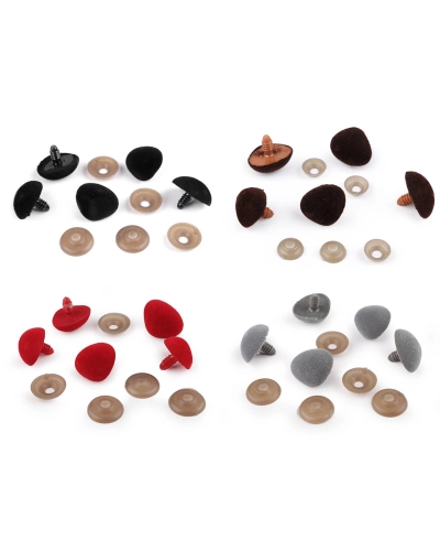 Čumák sametový s pojistkou 20x25 mm - 5 sada | Mimib