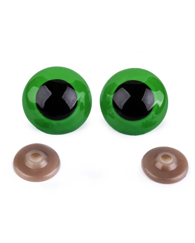 Oči velké s pojistkou Ø40 mm - 2 sada | Mimib