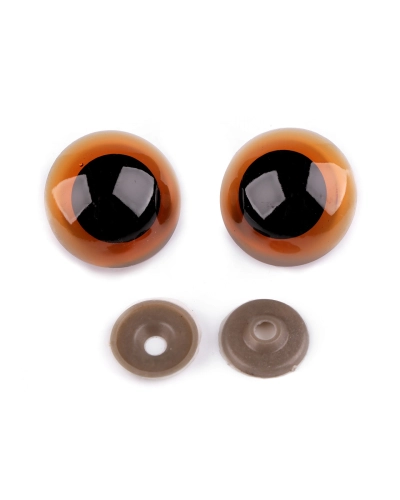 Oči velké s pojistkou Ø45 mm - 2 sada | Mimib