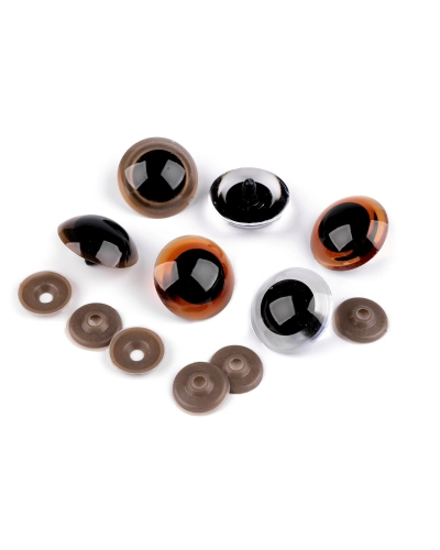 Oči velké s pojistkou Ø45 mm - 2 sada | Mimib