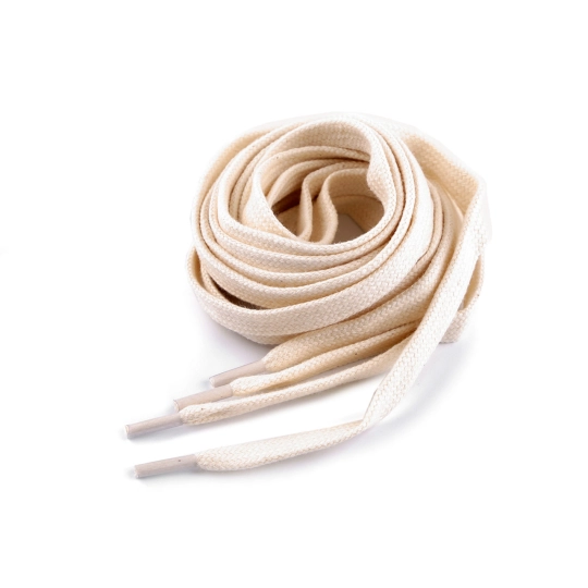 Bavlněné tkaničky do bot / tenisek / mikin délka 130 cm - 10 ks | Mimib