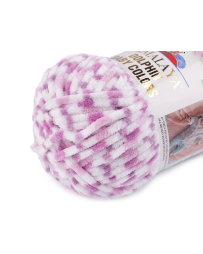 Pletací žinylková příze Dolphin Baby Colors 100 g - 1 ks | Mimib
