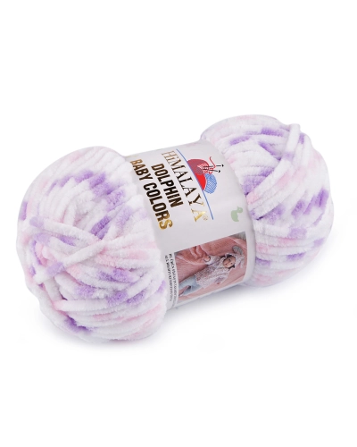 Pletací žinylková příze Dolphin Baby Colors 100 g - 1 ks | Mimib