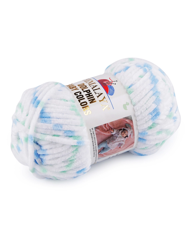 Pletací žinylková příze Dolphin Baby Colors 100 g - 1 ks | Mimib