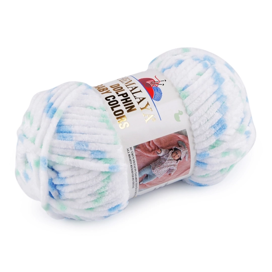 Pletací žinylková příze Dolphin Baby Colors 100 g - 1 ks | Mimib