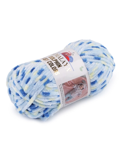 Pletací žinylková příze Dolphin Baby Colors 100 g - 1 ks | Mimib