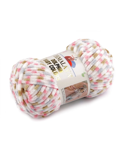 Pletací žinylková příze Dolphin Baby Colors 100 g - 1 ks | Mimib