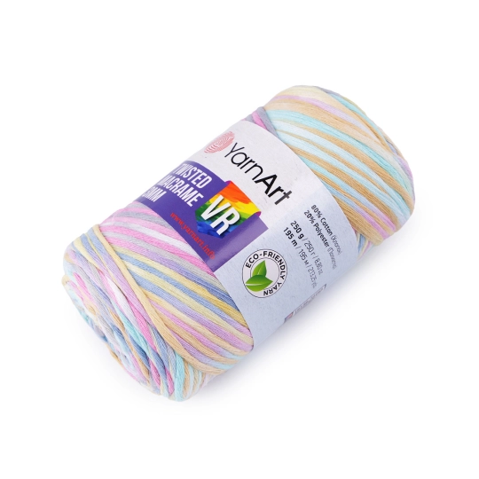 Pletací příze Twisted Macrame 250 g rozčesávací - 1 ks | Mimib