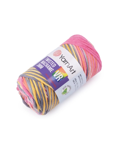 Pletací příze Twisted Macrame 250 g rozčesávací - 1 ks | Mimib