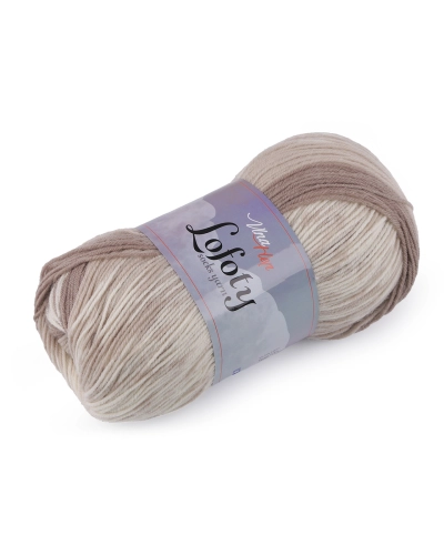 Pletací příze Lofoty samovzorovací / ponožkovka 100 g - 1 ks | Mimib