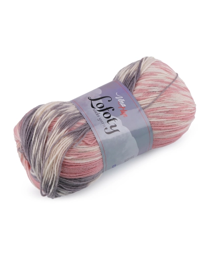 Pletací příze Lofoty samovzorovací / ponožkovka 100 g - 1 ks | Mimib