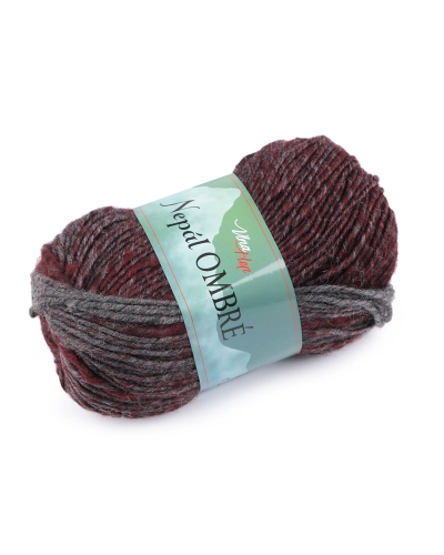 Pletací příze Nepál ombré 100 g - 1 ks | Mimib