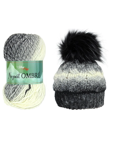 Pletací příze Nepál ombré 100 g - 1 ks | Mimib