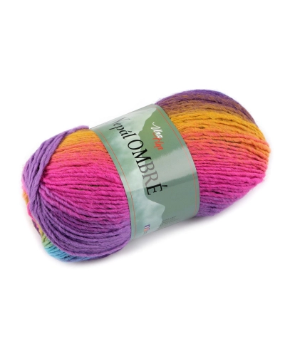 Pletací příze Nepál ombré 100 g - 1 ks | Mimib