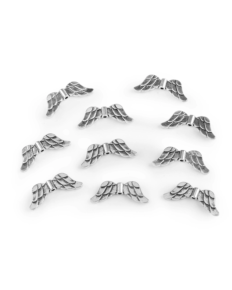 Ozdobný díl andělská křídla 12x29 mm - 10 ks | Mimib