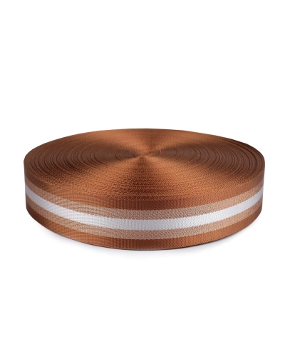 Hladký oboustranný popruh s lurexem šíře 50 mm - 1 m | Mimib
