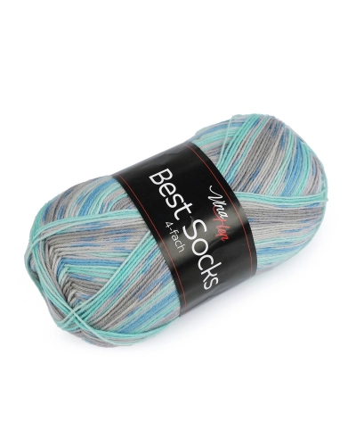Pletací příze Best Socks samovzorovací / ponožkovka 100 g - 1 ks | Mimib