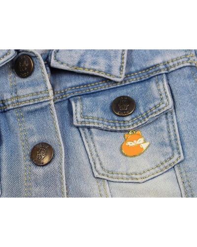 Kovový přívěsek / taháček na zip liška - 2 ks | Mimib