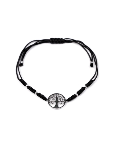 Náramek shamballa strom života z nerezové oceli - 1 ks | Mimib
