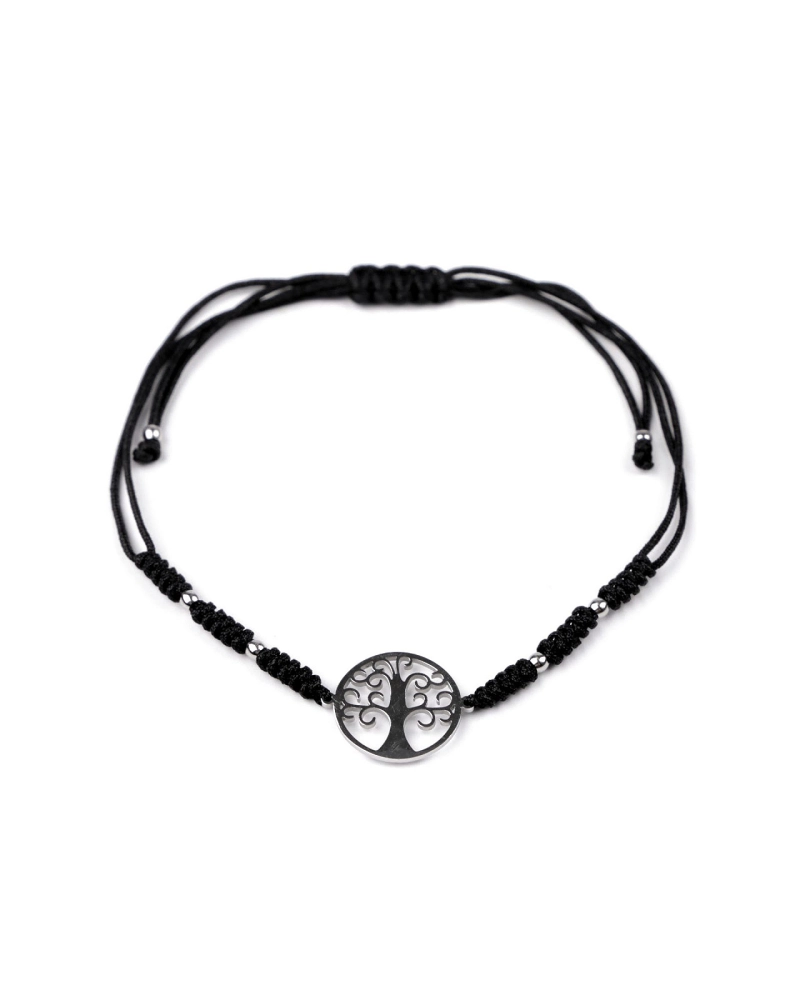 Náramek shamballa strom života z nerezové oceli - 1 ks | Mimib
