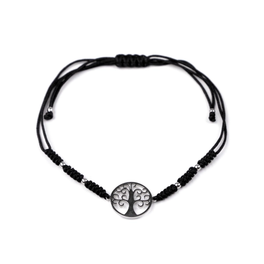 Náramek shamballa strom života z nerezové oceli - 1 ks | Mimib