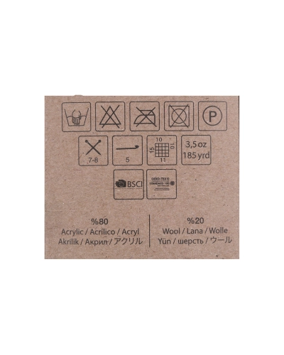 Pletacia priadza Melange Wool 100 g - 1 ks | Mimib