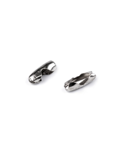 Spojka / koncovka na kuličkový řetízek 3x8 mm - 100 ks | Mimib