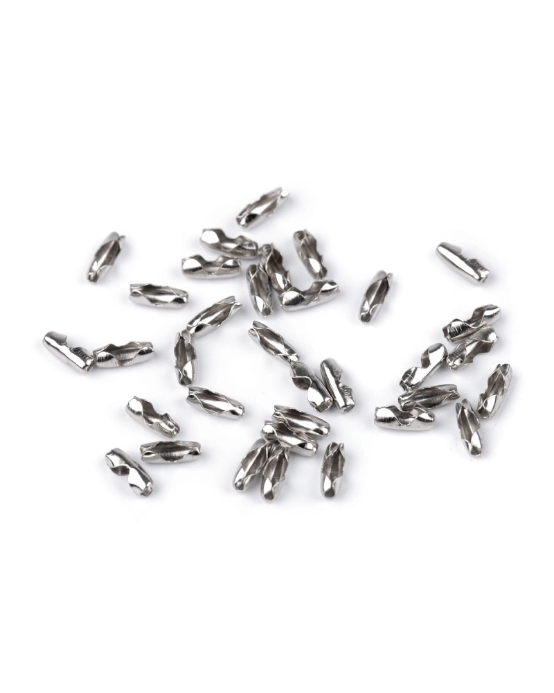 Spojka / koncovka na kuličkový řetízek 3x8 mm - 100 ks | Mimib