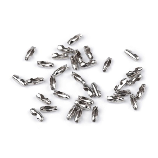 Spojka / koncovka na kuličkový řetízek 3x8 mm - 100 ks | Mimib