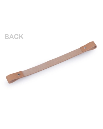 Kožené ucho na tašku / kabelku šíře 2 cm délka 30 cm - 1 ks | Mimib