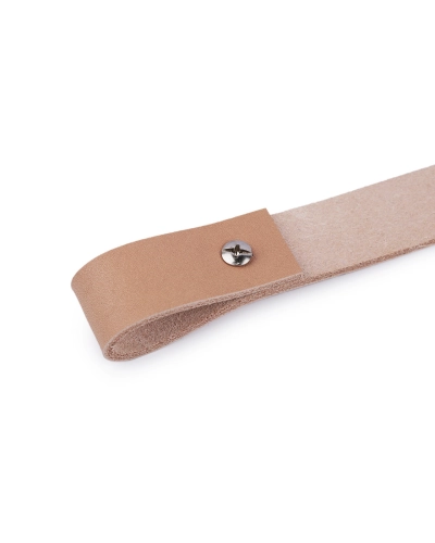 Kožené ucho na tašku / kabelku šíře 2 cm délka 30 cm - 1 ks | Mimib