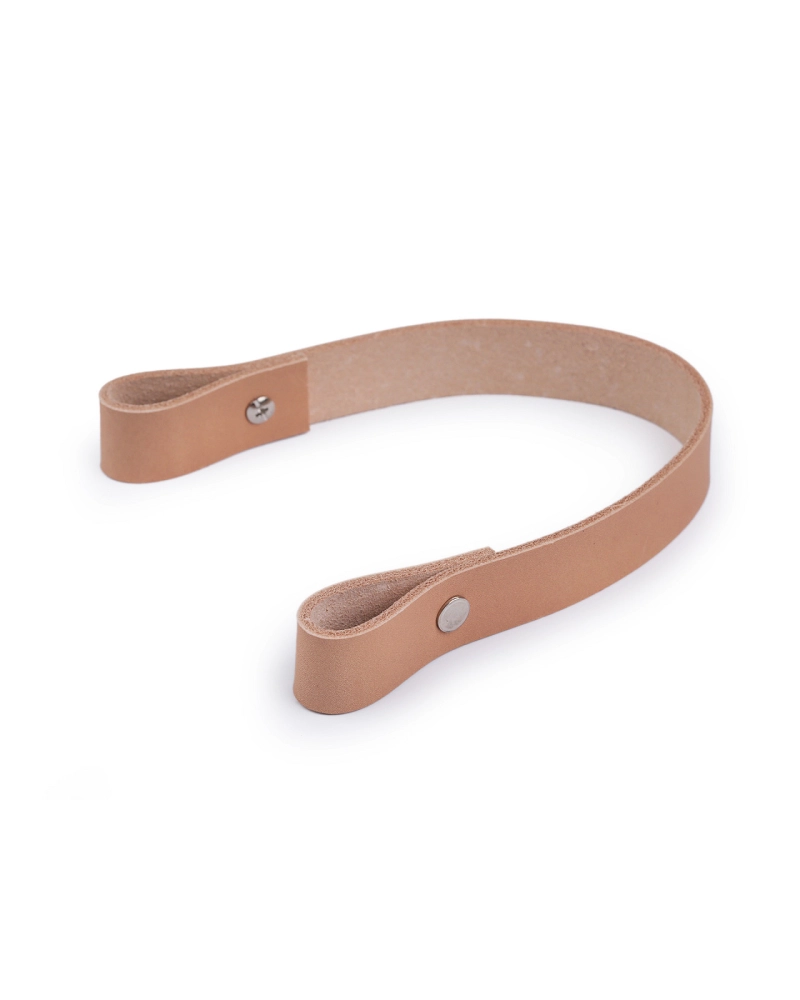 Kožené ucho na tašku / kabelku šíře 2 cm délka 30 cm - 1 ks | Mimib