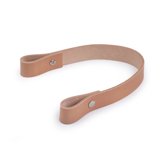 Kožené ucho na tašku / kabelku šíře 2 cm délka 30 cm - 1 ks | Mimib