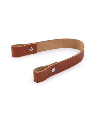 Kožené ucho na tašku / kabelku šíře 2 cm délka 30 cm - 1 ks | Mimib
