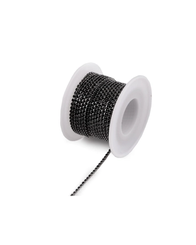 Štrasový prámik / borta šírka 2 mm - 9 m
