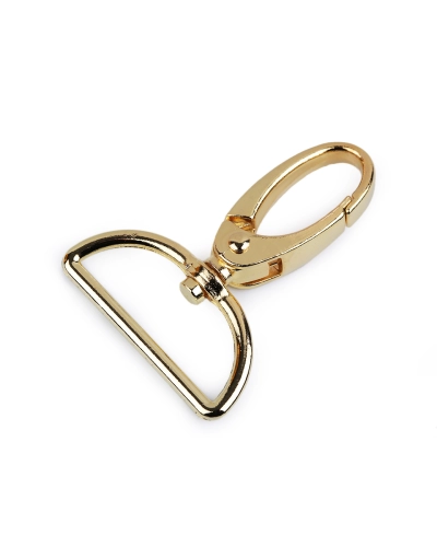 Kovová karabina otočná, průvlek 32 mm - 1 ks | Mimib