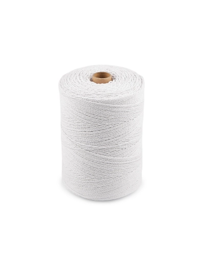 Bavlněná příze macrame Ø1,5-2 mm rozčesávací - 1 ks | Mimib