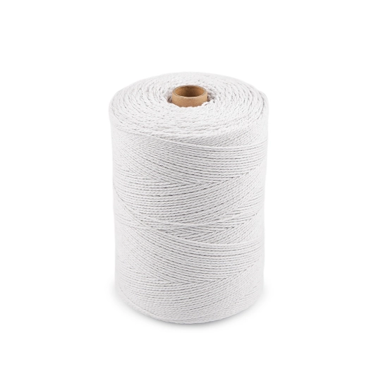 Bavlněná příze macrame Ø1,5-2 mm rozčesávací - 1 ks | Mimib