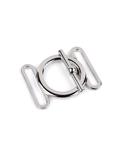 Kovové zapínání americké, průvlek 30 mm - 1 pár | Mimib