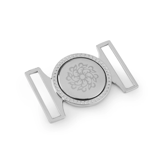 Kovové zapínání / opasková spona, průvlek 30 mm - 1 pár | Mimib