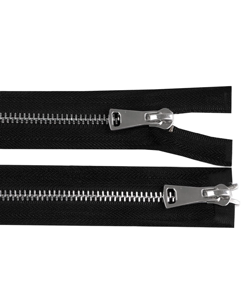 Zip kovový No 5 dělitelný 2 jezdce / dvoucestný 90 cm - 1 ks | Mimib