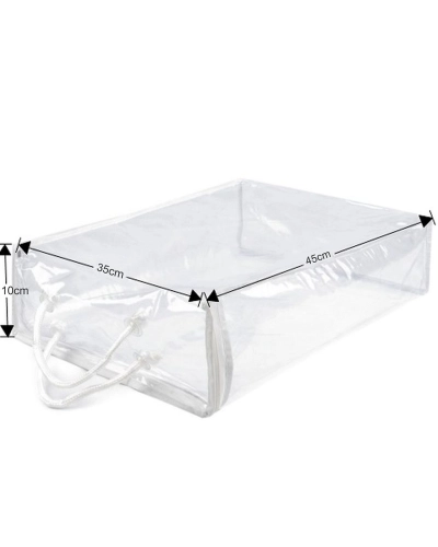 Úložný box / obal PVC se zipem - 1 ks | Mimib