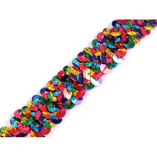 Flitrový prýmek šíře 20 mm elastický - 1 m | Mimib